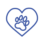 Encounter Bay Vet heart with paw icon
